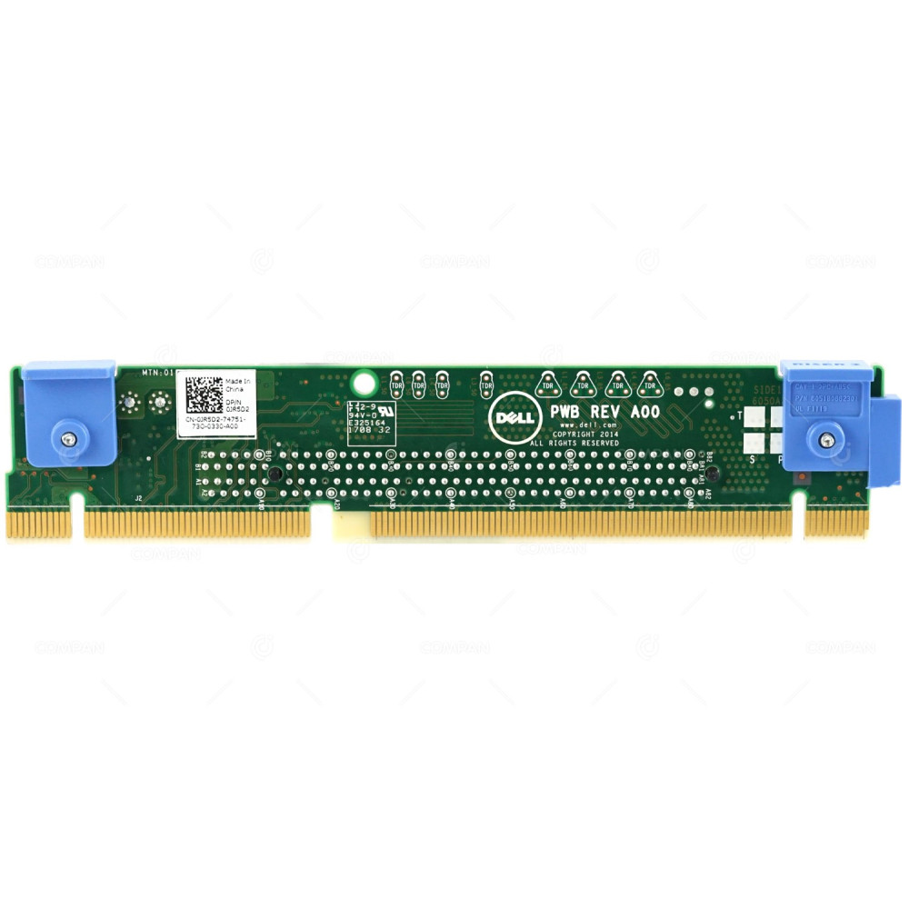 JR5D2 DELL RISER CARD 2 SLOT 1 G3 PCI-E 3.0 X8 FOR POWEREDGE R630 G13